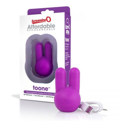 Toone Rechargeable Flexible Vibe by Screaming O Purple