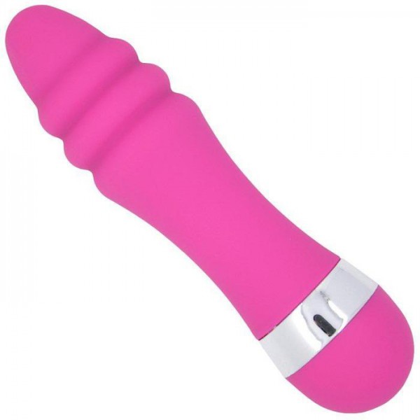 Pink Rippled Vibrator / Super Discreet Clit Vibrator