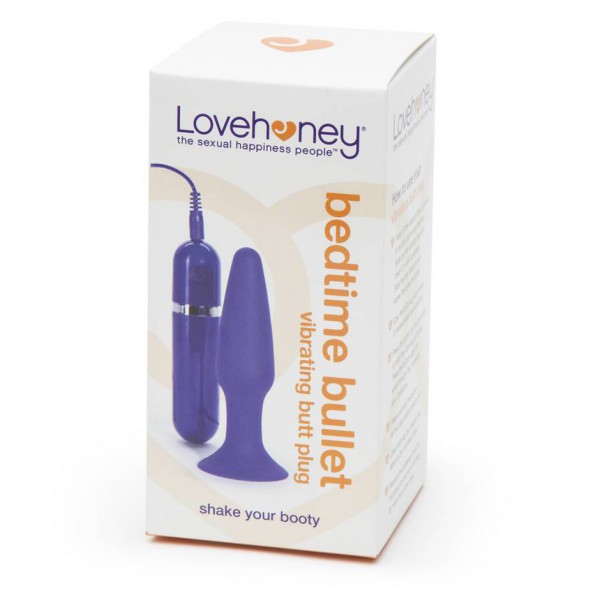 Lovehoney Bedtime Bullet 10 Function Vibrating Butt Plug 4 Inch