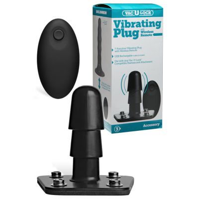 Doc Johnson Vac U Lock Plug Vibrator Converter with Remote