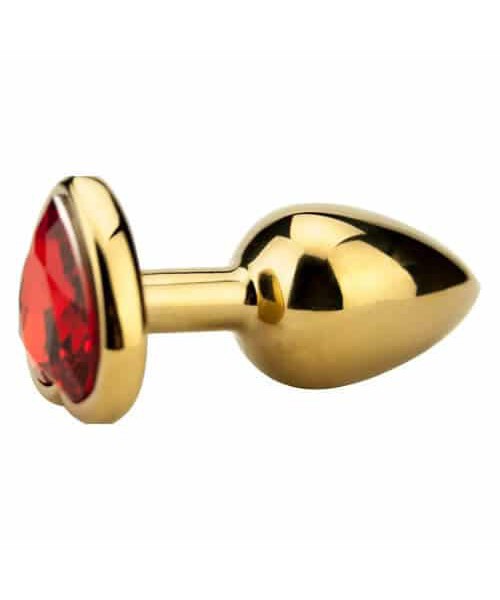 Precious Metals Heart Shaped Butt Plug-Gold — image 4 of 7