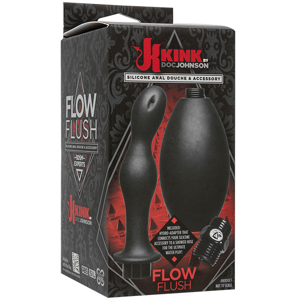 Kink Flow Flush Silicone Anal Douche & Accessories
