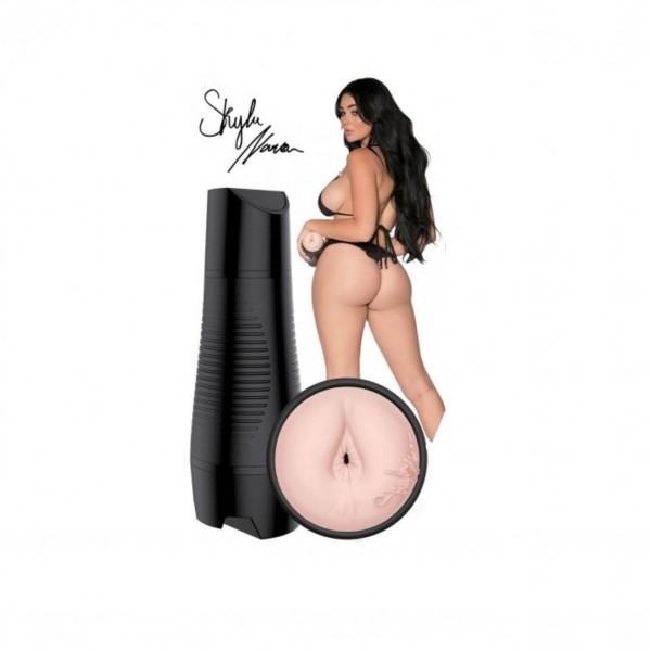 Pornstar Skyla Novea Vibrating Anal Masturbator