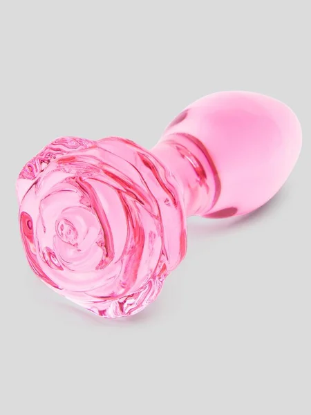 Lovehoney Full Bloom Large Rose Glass Butt Plug 4 Inch — image 13 of 13