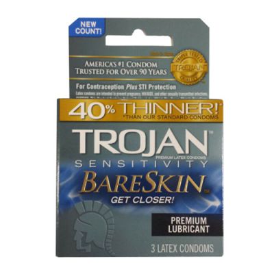 Trojan sensitivity bareskin 3 pack