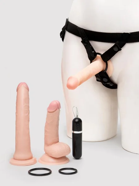 Lifelike Lover Realistic Pleasures Strap-On Dildo Kit (8 Piece) — image 19 of 19
