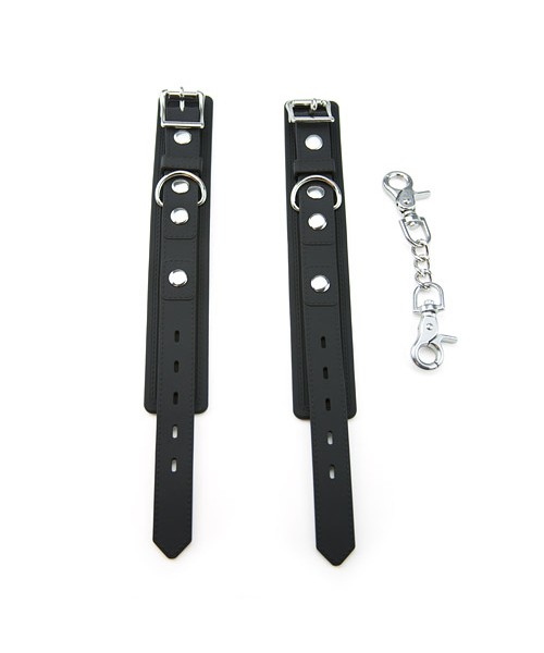 Silicone chained handcuffs