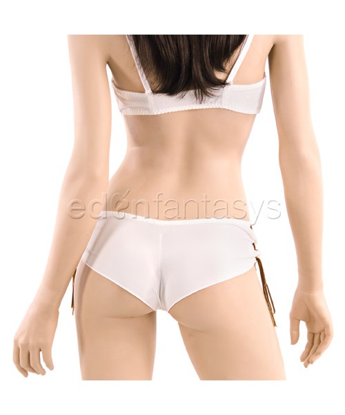 Bra top and tanga shorts