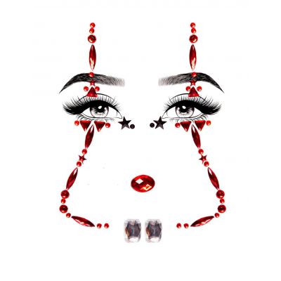 Leg Avenue Clown Adhesive Face Jewels Sticker