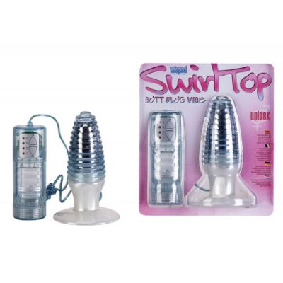 Swirl Top Butt Plug Large