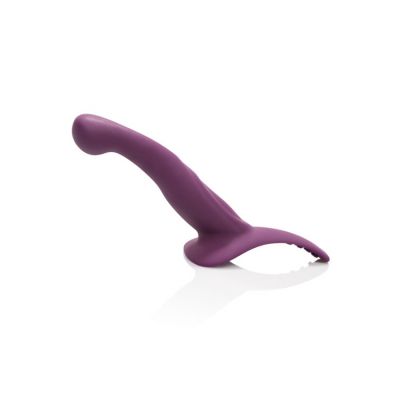 California Exotic Vibrating Textured Silicone 6 5 Probe Harness Compatible