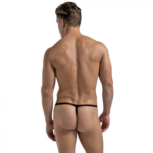 Male Power Blue Smooth Silk Posing Pouch