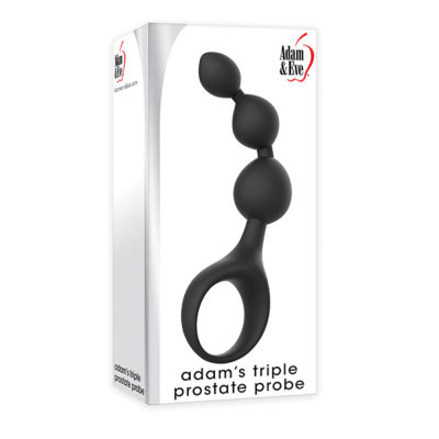 Adam Eve Adam s Triple Prostate Probe Black