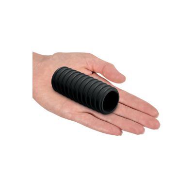 Sir Richards Ribbed Stretchy Silicone 4 Penis Sleeve