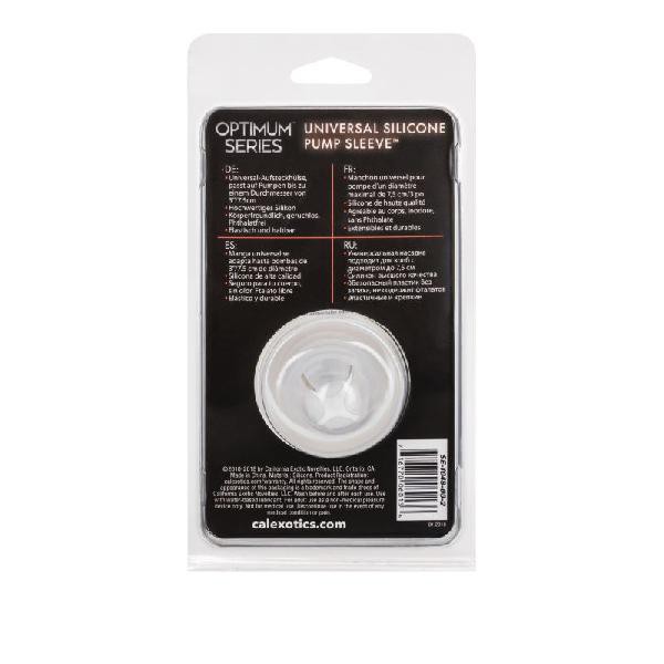 Universal Silicone Pump Sleeve Clear