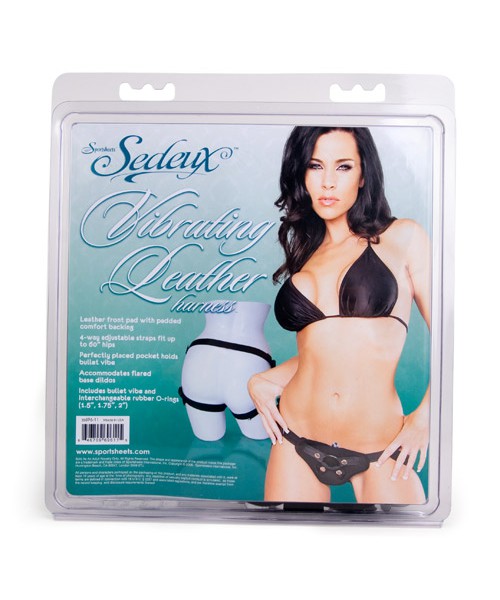 Sedeux vibrating leather harness