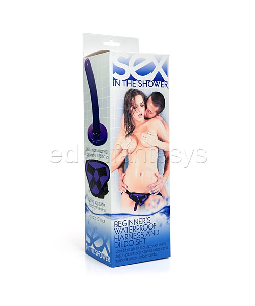 Beginner's waterproof harness and dildo set