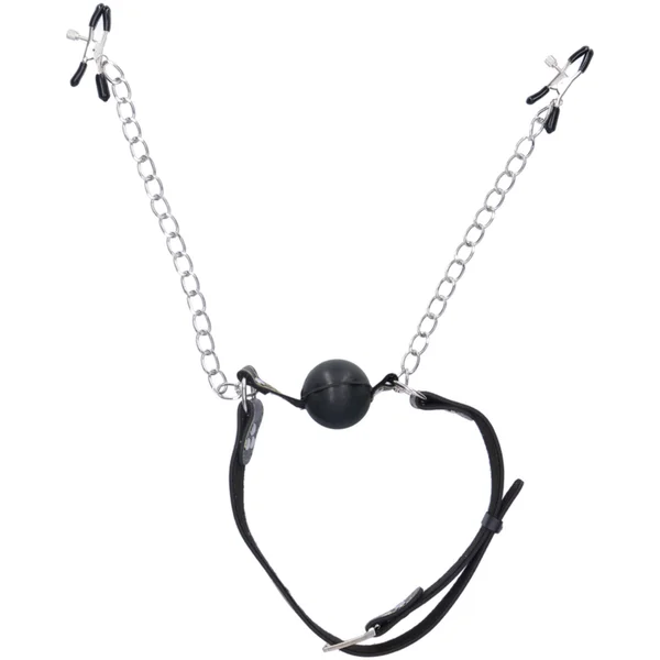 Fetish Fantasy Extreme Ball Gag & Nipple Clamps — image 6 of 6