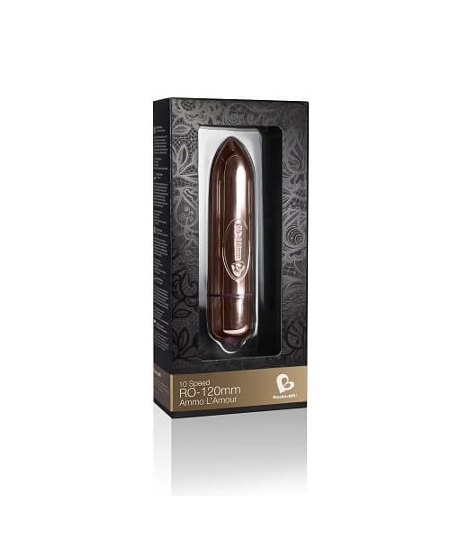 Rocks Off RO 120mm 10 Function Bullet Vibrator Rose Gold