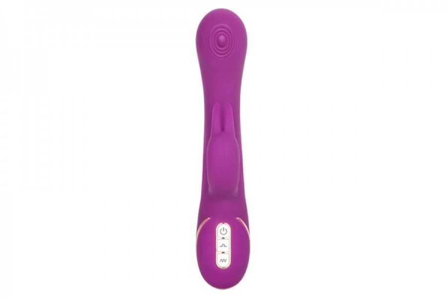 California Exotic 9" Silicone Thumping Jack Rabbit Vibrator