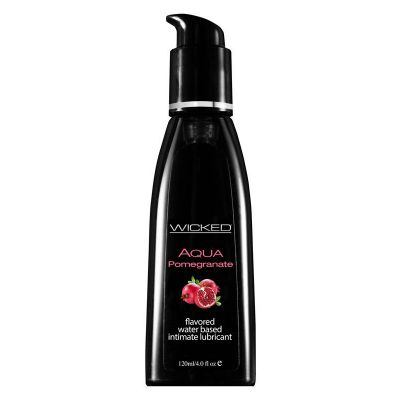 Wicked Aqua Pomegranate Flavoured Lube 120ml