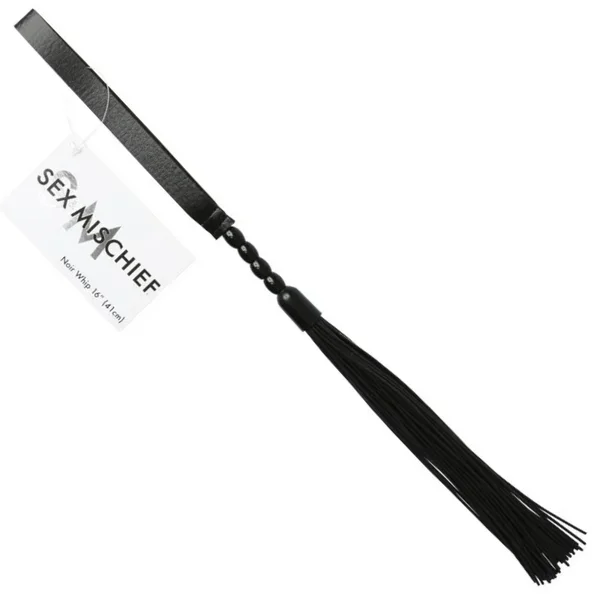 Beaded Flogger Noir Whip — image 2 of 4