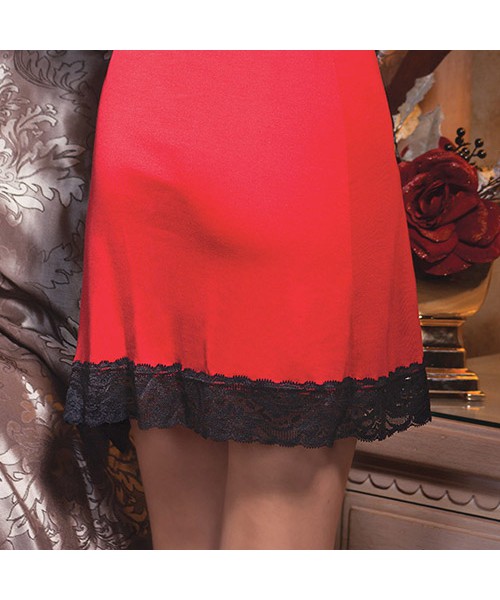 Red cotton chemise — image 6 of 6