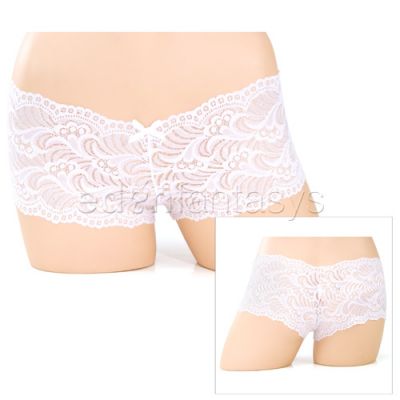 Lace tanga shorts