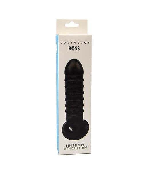 Loving Joy Boss Textured Penis Sleeve with Ball Loop