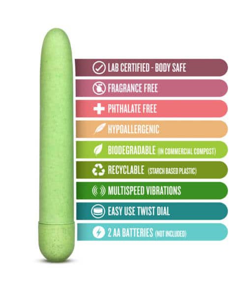Gaia Biodegradable Eco Vibrator Green — image 5 of 6