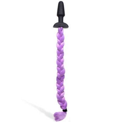 Tailz 4 3 Silicone Butt Plug with Long Pony Tail