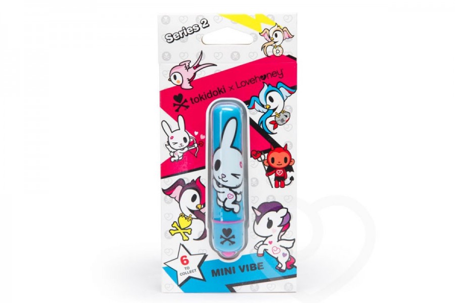 Tokidoki Blue Lovehoney Bunny Single Speed Mini Bullet