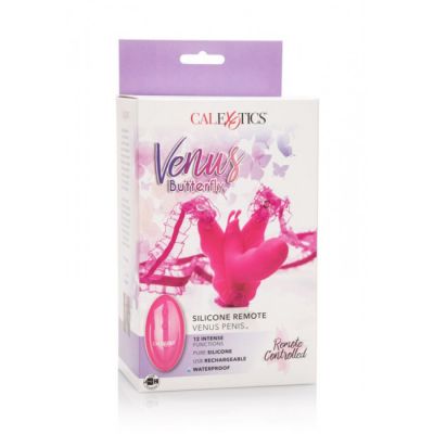 Venus Butterfly Rechargeable Silicone Remote Venus Penis Pink