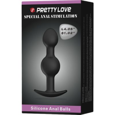 Silicone Anal Balls 4 05 Black