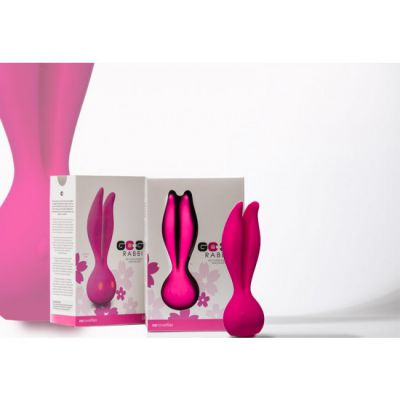 GO GO Rabbit Rechargeable Massager Pink