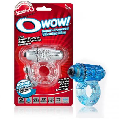 O Wow Vibrating Cock Ring by Screaming O