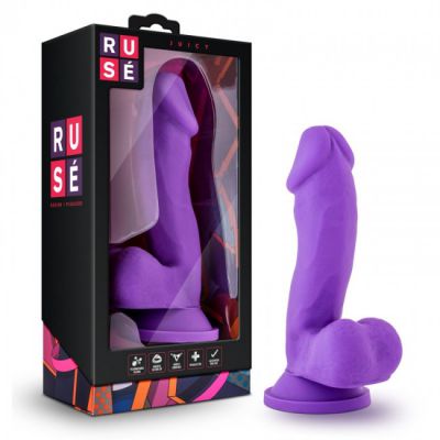 Ruse Juicy Silicone Dildo Purple