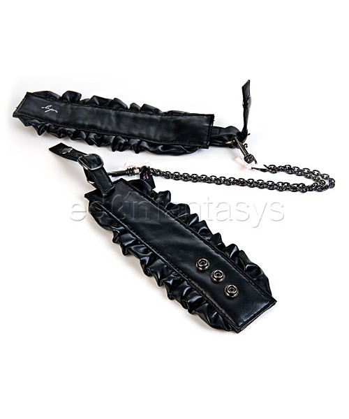Good girl bad girl wrist cuffs