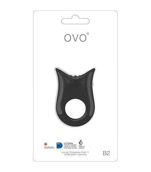 OVO B2 - White Chrome Cock Ring