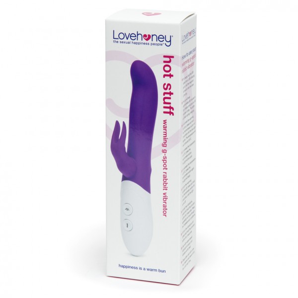 Lovehoney Hot Stuff Warming G-Spot Rechargeable Rabbit Vibrator