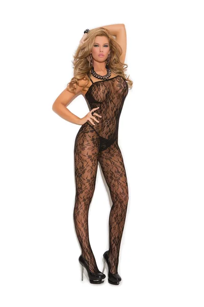Rose Lace Bodystocking - One Size and Queen Available — image 13 of 16