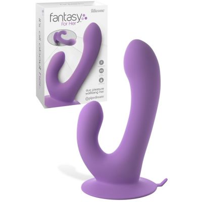 Pipedream Dual Motor 6 9 Rabbit Vibrator with Suction Cup Base