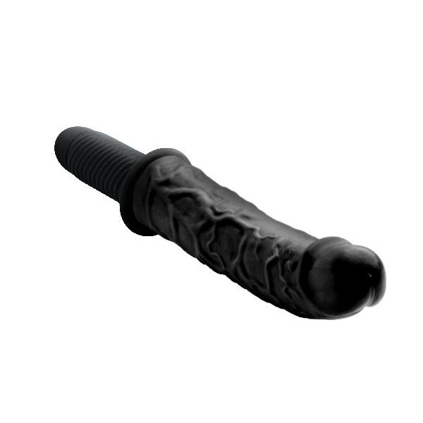 The Curved Dicktator 13 Mode Vibrating Giant Dildo Thruster