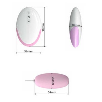 Odeco Wired Remote Control Egg Pink