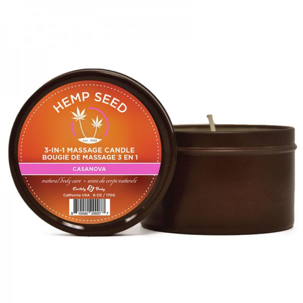 Hemp Seed 3-In-1 Massage Candle
