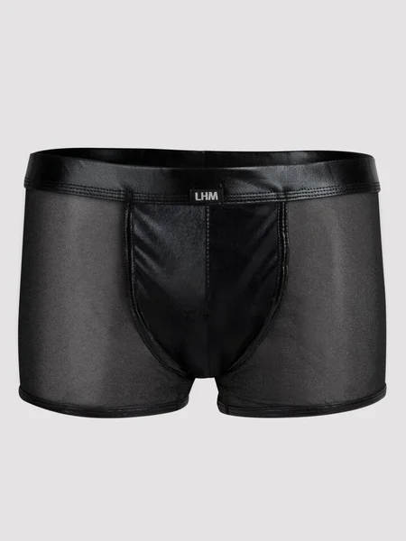 LHM Wet Look and Sheer Mesh Boxer Shorts — image 15 of 15