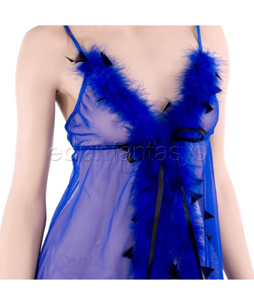 Flamingo gown with g-string