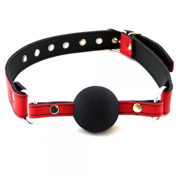 Harmony Red Leather Ball Gag