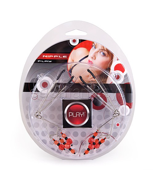 Tweezer with red beads