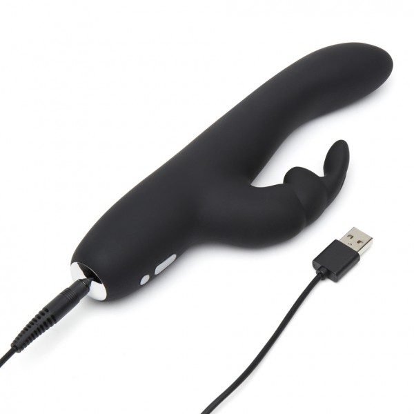 Fifty Shades Greedy Girl Slimline 9.5" Rabbit Vibrator